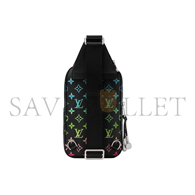 l0*is V*t0n porte cartes color gradient print crossbody bag m13963 (19*12*7cm)